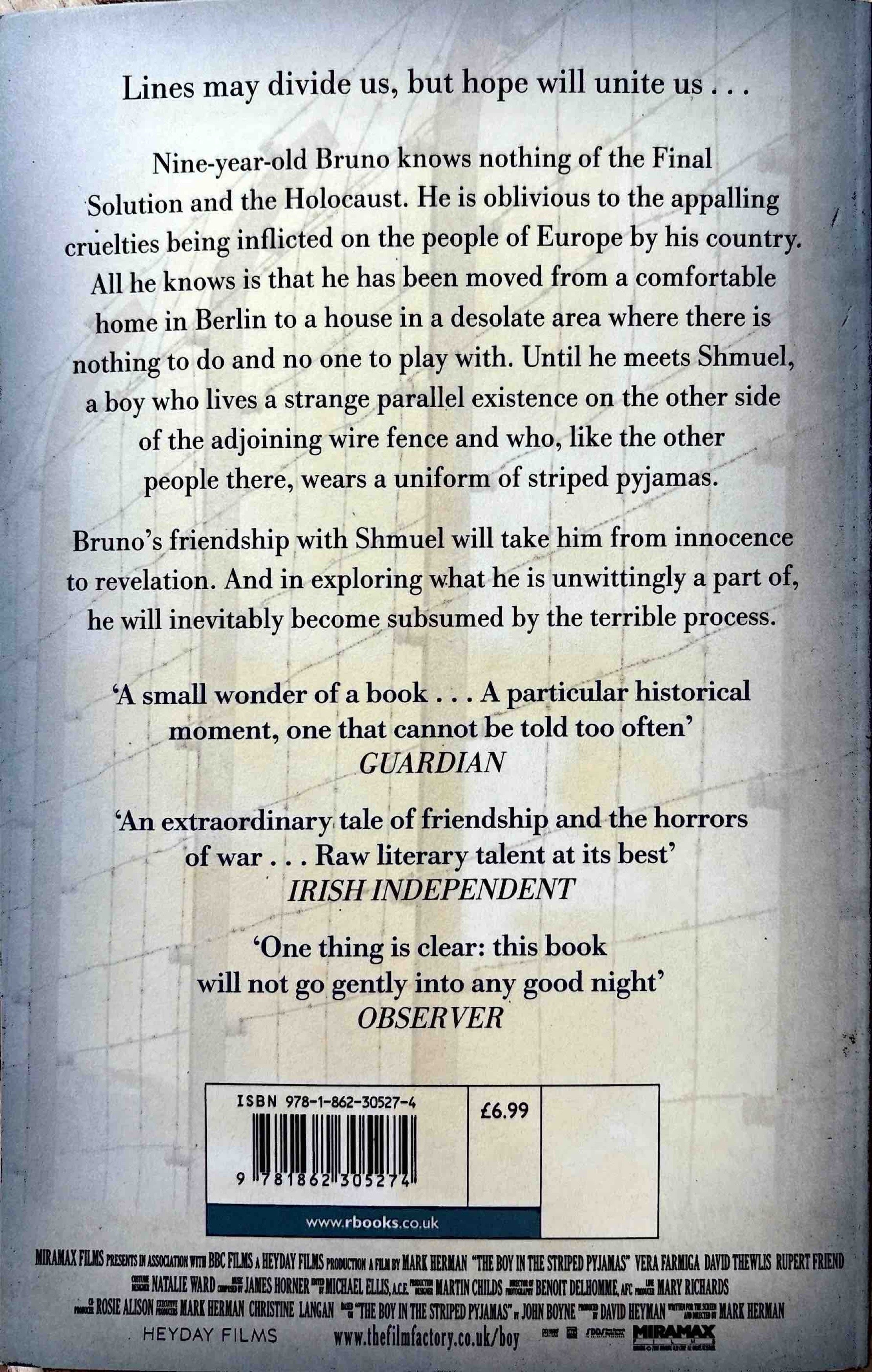 The Boy In The Striped Pajamas - John Boyne